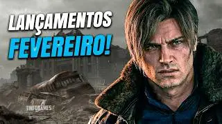 LAN&Ccedil;AMENTOS DE JOGOS EM FEVEREIRO DE 2026 | PS5 / XBOX SERIES / PC / SWITCH 2