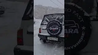 Suzuki Vitara 1989 JLX #cabrio #vitaracabrio #vitara #retrocar #winter #красиво #4x4  2