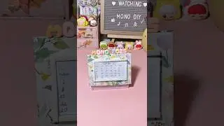 DIY lịch để b&agrave;n | DIY Desk Calendar #diy #handmade #craft #deskcalendar
