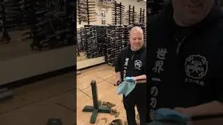RVA Katana is cutting 