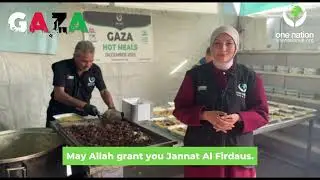 Hot meals & water distribution gaza
