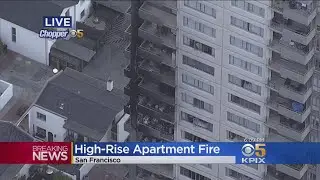 San Francisco Fire Crews Contain 3-Alarm Fire At Downtown Apartment Complex