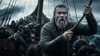 Vikings crossing the North Atlantic with nothing but wood, wind, and fear