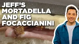 Jeff Mauro's Mortadella and Fig Focaccianini | Sandwich King | Food Network
