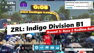 Zwift Racing League: Indigo Division B1 - Redline Rally - Race 2
