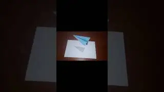 3D drawing Illusion of paper plane
