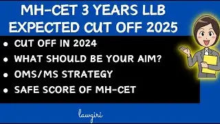 MH-CET 3 years LLB Safe Score for GLC Mumbai & ILS Pune|MAH Law CET 2025 Cut off