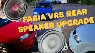 FABIA VRS 6Y(2) REAR SPEAKER UPGRADE