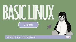 CIS 261: Week One