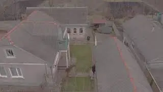 Drone flight over Stepanivka Ukraine