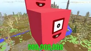 NumberBlocks from ONE block TO one TRILLION BLOCKS in MINECRAFT CASTL