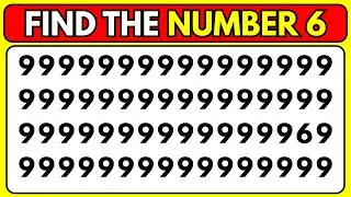 Find the ODD One Out – Numbers & Letters Edition🔠|Easy, Medium, Hard - Level 59 | Mindful Mosaic 2.0