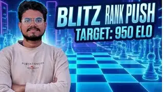 let's hit 950 elo Today ? | Blitz Rank Push | chess.com