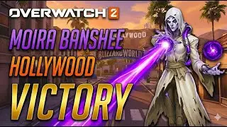 Overwatch 2 Moira Banshee Gameplay (Map: Hollywood)