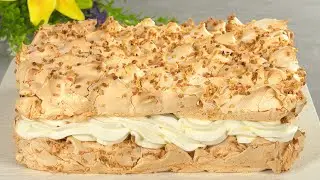Торт за 5 минут! Знаменитый норвежский пирог, который тает во рту! Просто и вкусно