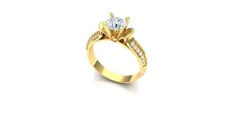 Draw diamond ring on matrix