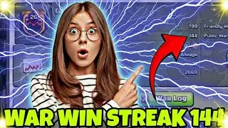 TH17 WAR WIN STREAK 144! Unbeatable Attacks & Pro Strategies | Clash of Clans
