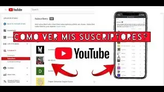 Como Ver Mis Suscriptores De Youtube? 2019//Window//Mac//Android//Iphone