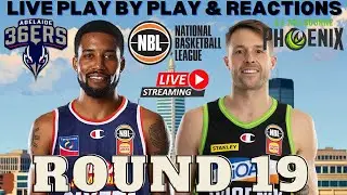 ADELAIDE 36ERS VS SOUTH EAST MELBOURNE PHOENIX I NBL LIVE I PLAY BY PLAY & FAN REACTIONS 📱