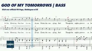 God of My Tomorrows | Bass | Vocal Guide by Bro. Hamlet Badua 