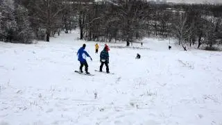 Winter and snowboards. Nikon D7000.