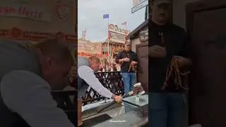 Strong bavarian man at the Oktoberfest in Munich HAU DEN LUKAS #shorts