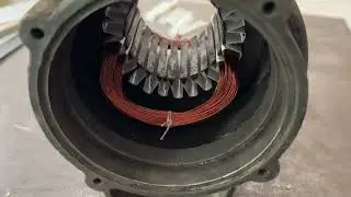 Rewinding Process of Wilo make 1 HP 2800 RPM 24 Slot Mud Pump motor | Learn Motor Winding.