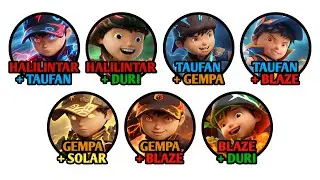 Menggabungkan Setiap Form BoBoiBoy Jadi Fusion Baru