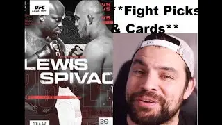 UFC Fight Picks & Cards - UFN 218: Lewis vs Spivac