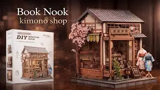 CUTEBEE DIY Miniature House | Book Nook kimono shop #booknook