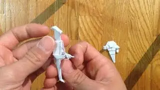 Origami battle droid and remake of super battle droid part 1 of 2