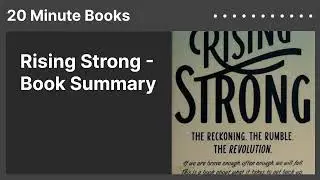 Rising Strong - Book Summary