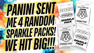 OPENING 4 FOOTBALL SPARKLE PACKS!!! - 2024 Prizm, 2024 Mosaic, 2023 Mosaic, 2022 Prizm