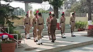 Direct General  GUARD OF HONOUR  practice 11 Bihar battalion NCC guard Patna Group