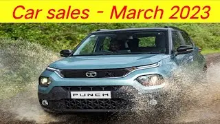 March 2023- Brand Wise Car Sales. Tata ने Hyundai की नींद उड़ाई!! #tatamotors #marutisuzuki #hyundai