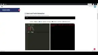 Intro to Coding - Animation Activities, Q2: Horizontal Animation