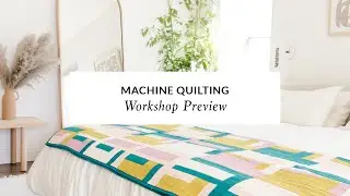 Machine Quilting with Colorful Blocks with Broadcloth Studio