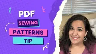 Works Every Time! Print Sewing Patterns at home | Tip for Printing PDF Sewing Patterns