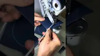 Double Needle Post Bed Drop Feed Sewing Machine