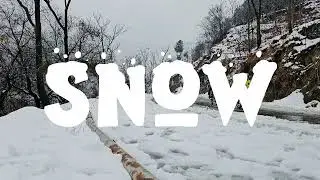 Snow fall in Swat valley, Snow land #sceniclandscapes #snow #travel 