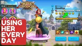 BOUDICA commander spotlight v 2.0 - using her every day - all you need to know - Rise of Kingdoms
