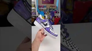 Customizing Cartoon Air Force 1&rsquo;s💜 # #artist #custom #customshoes #shoes #nike #af1 #customaf1 #art