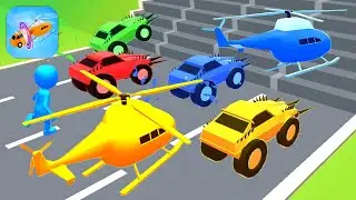 Shape shifting 🚲🚁🚗 All Levels Gameplay Walkthrough Android,ios Max Level PT95