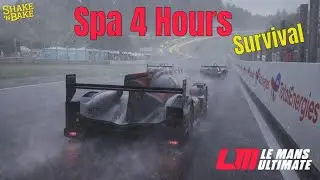 Le Mans Ultimate - Can I Survive 4 Hours of SPA Solo? WEC Special Event. Mixed Weather Conditions