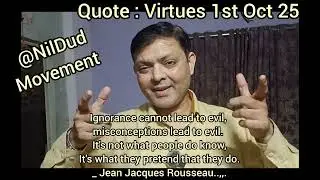 Quote : Virtues 1st October 2025.