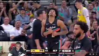 Luka Dončić Tries To Fight off The Red Hot SPURS 