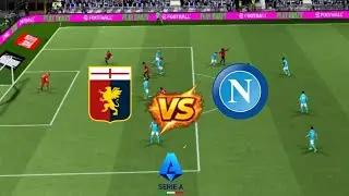 Genoa vs Napoli | Serie A 2025/2026 - Efootball/PES Gameplay