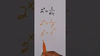 Exponential problem||math mcqs #shortsvideo #shorts #mcqs #viral #mathtutor#algebra#exponents #viral