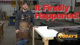 Make a Folding Out Feed Table - FREE Plans