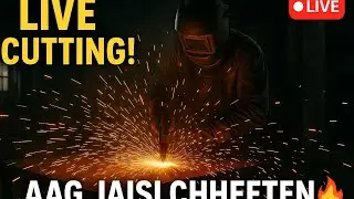 Live Plasma Cutter Se Metal Sheet Ki Aag Jaisi Cutting! ⚡🔥 | Real Factory Action! #live #Korea